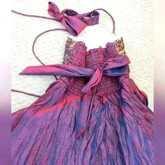 Girls Halter Party  Dress - size 3-4 - Picture 3 of 4